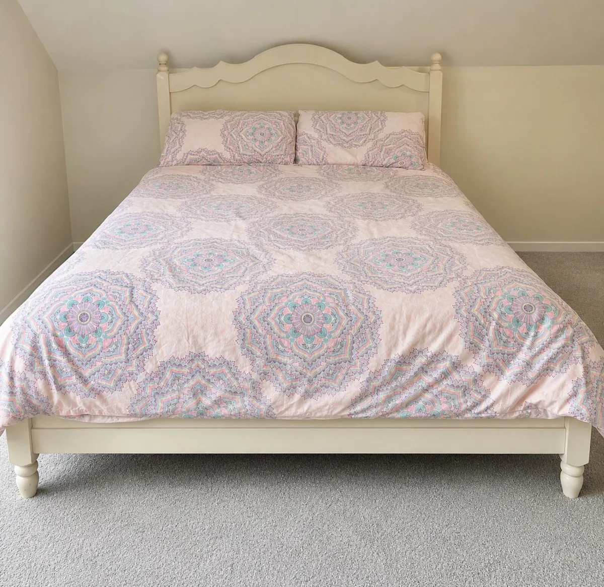 5ft Bed Frame and Mattress - Image 1