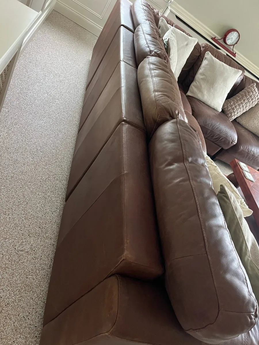 L Leather sofa - Image 2