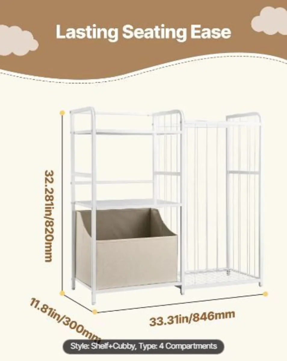 Kids Bookshelf and Stuffed Animal Storage - Image 2