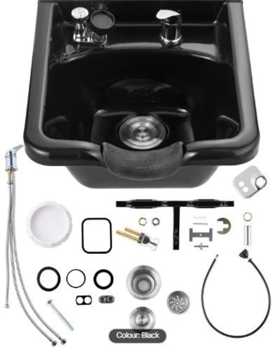 Shampoo Bowl, ABS Plastic Shampoo Sink - Image 2