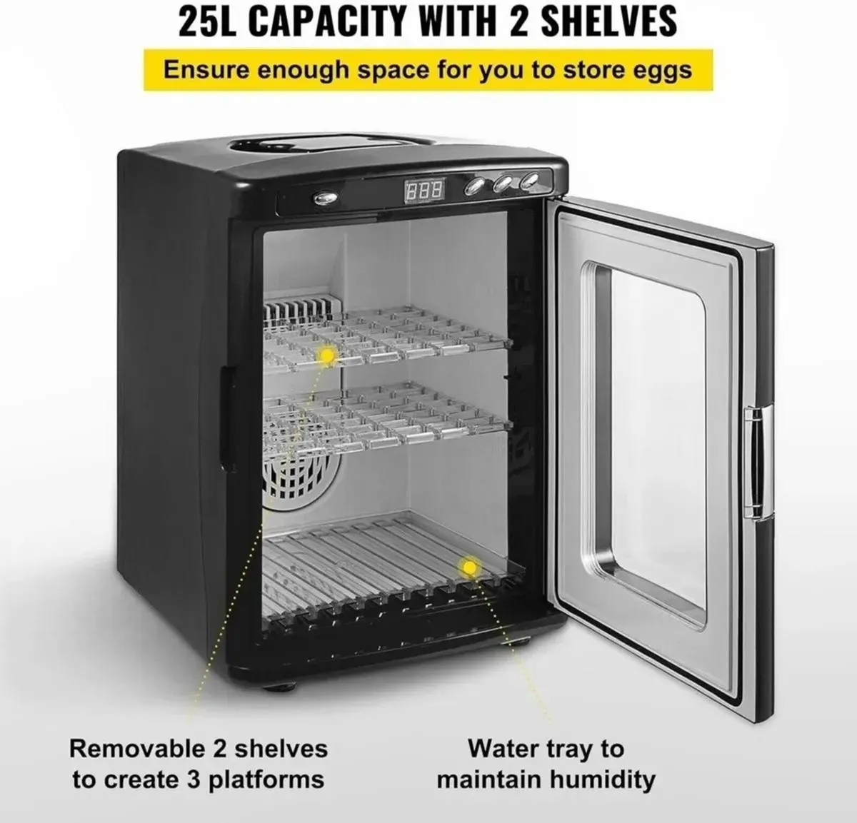 Reptile Egg Incubator 25L Digital Temp Control - Image 4