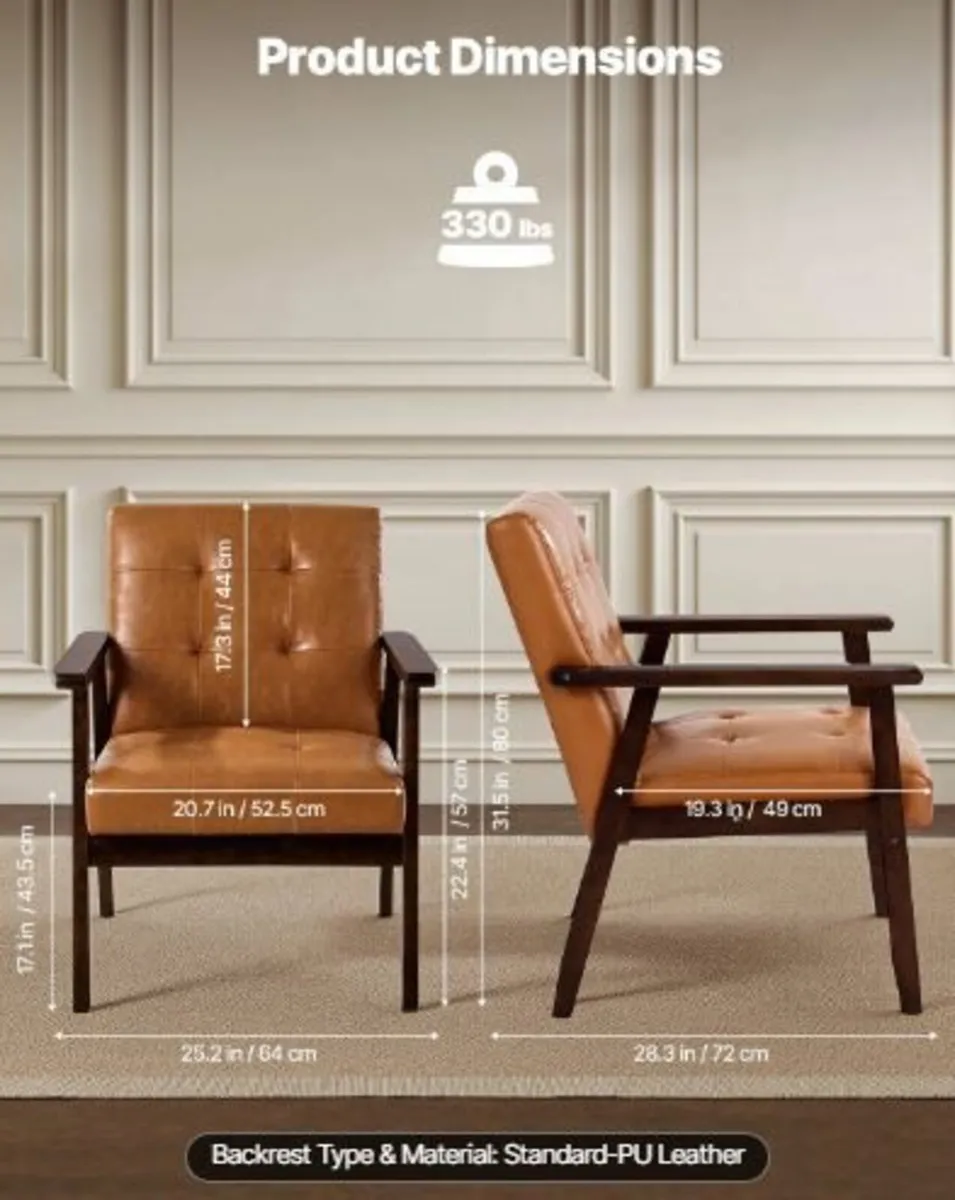 Accent Chair, Mid Century Modern - Image 1