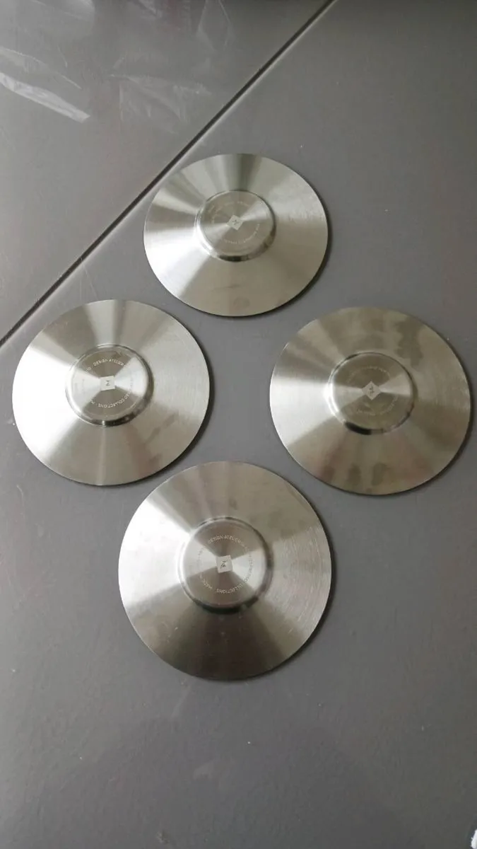 Nespresso stainless steel saucers - Image 3