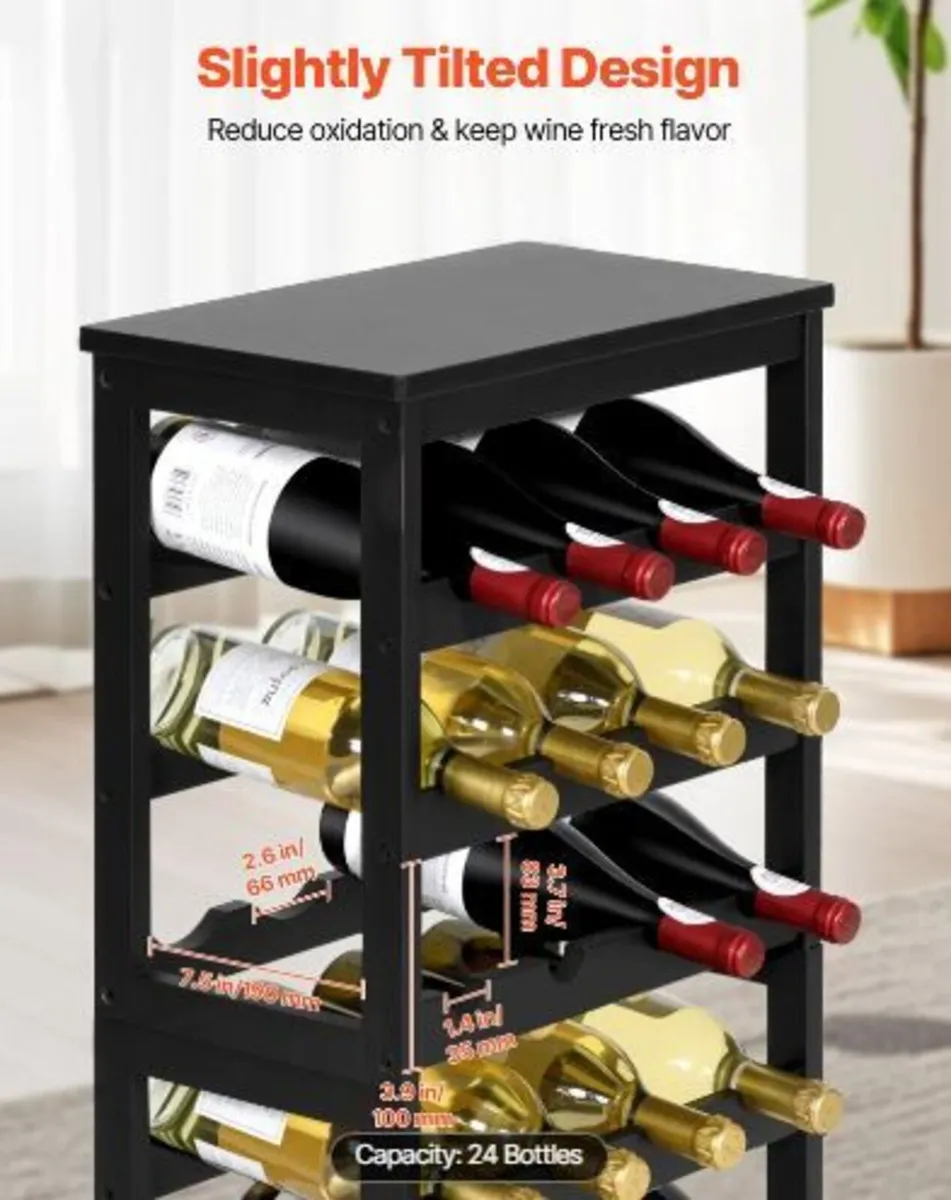 24 Bottle Detachable Wine Rack - Image 3