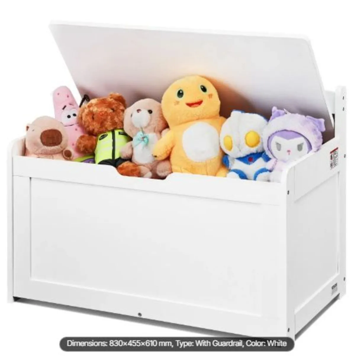 Wooden Toy Chest for Kids, Toddler Toy - Image 4