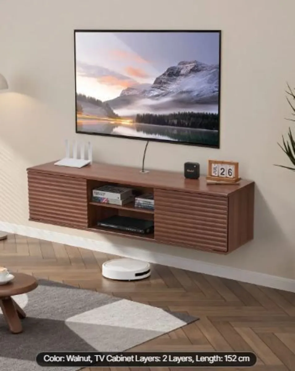 Floating TV Stand, 60" Wall Mount - Image 4