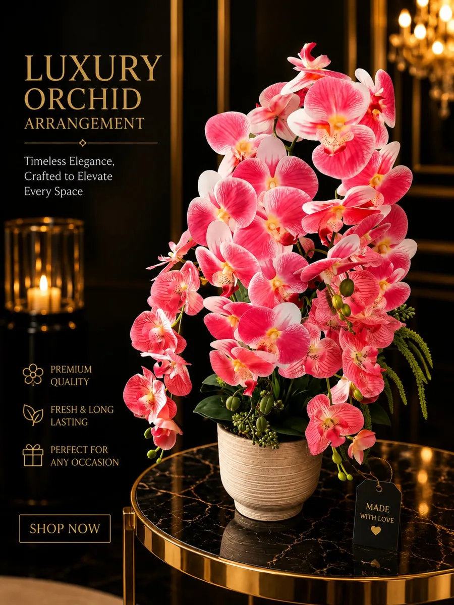 Variety of artificial flowers arrangements - Image 4