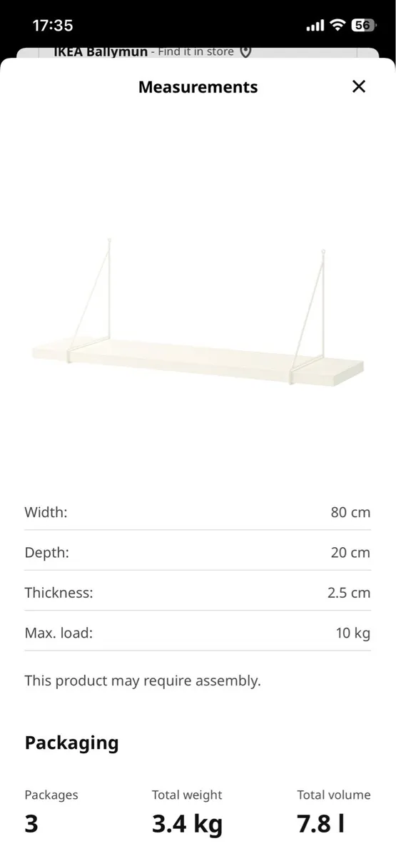 Wall shelf - Image 1