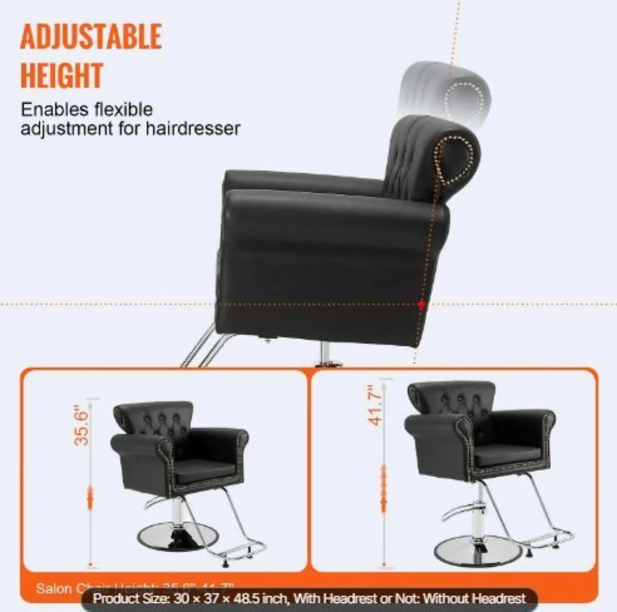 Salon Chair, Barber Chair for Hair Stylist - Image 1