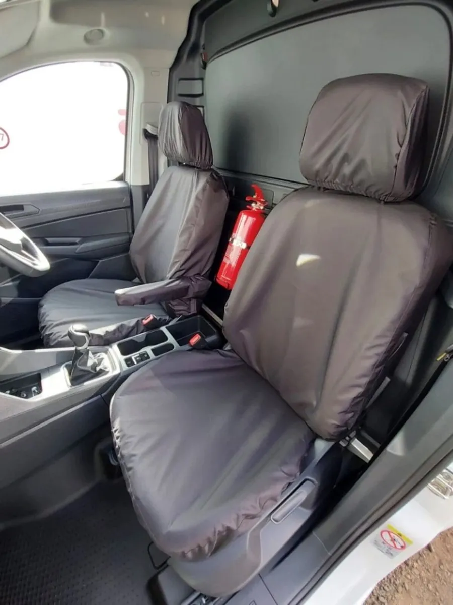 VOLKSWAGEN CADDY 2021- HEAVY DUTY SEAT COVERS - Image 1