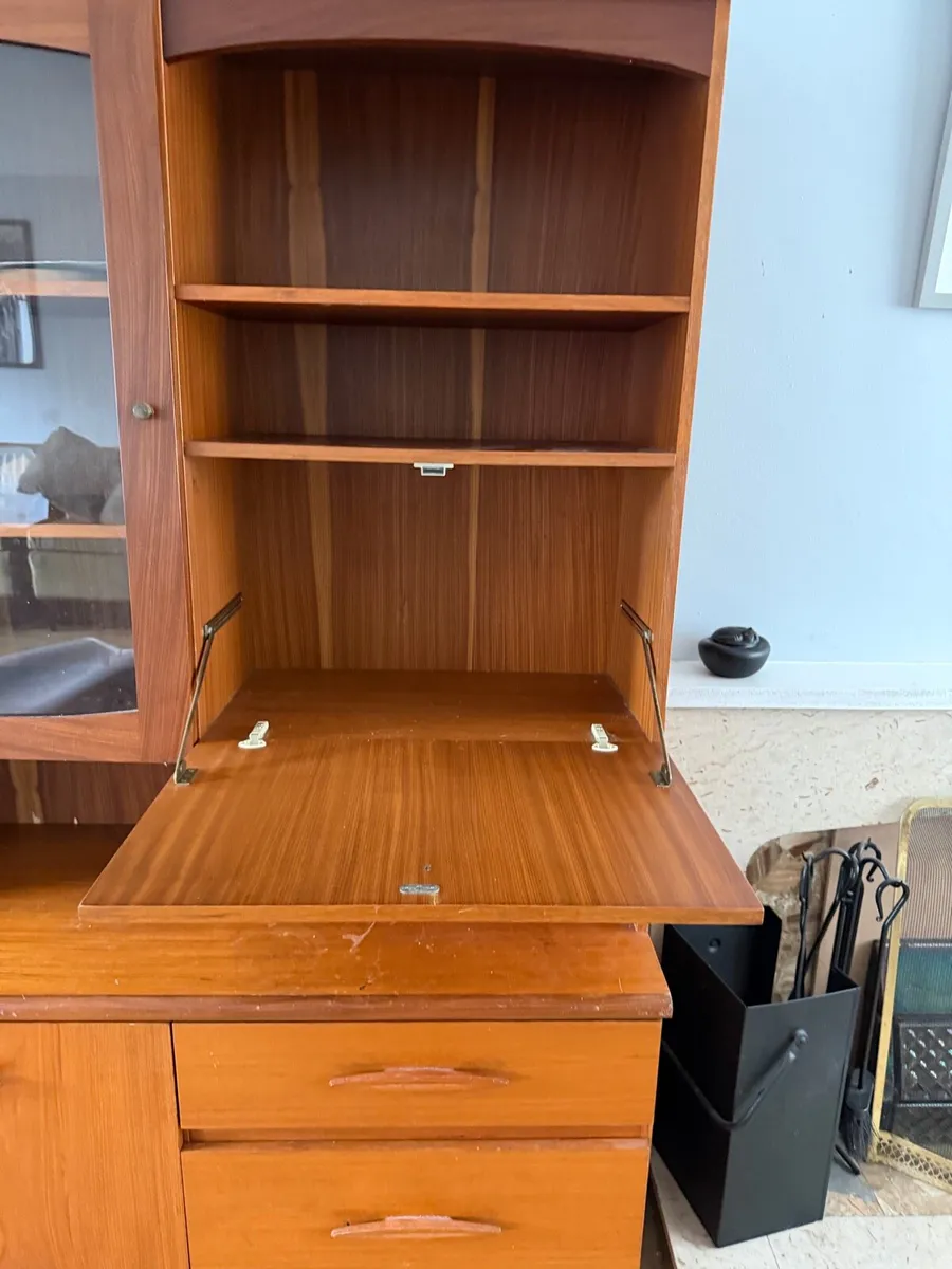 Original Vintage Irish Mid Century Teak Unit Ark - Image 4