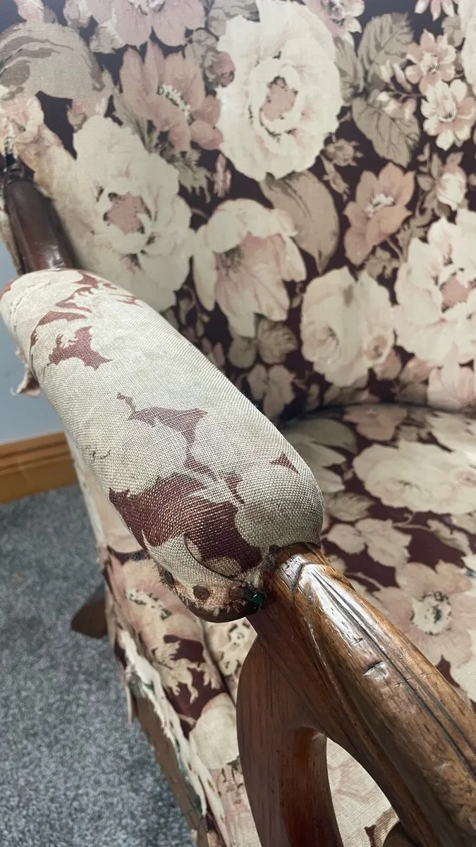 Antique lady’s nursing chair - Image 4