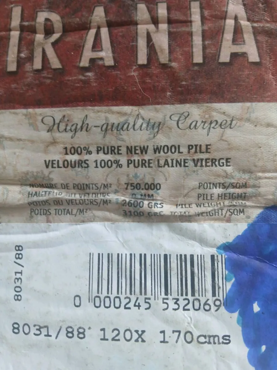 100% Pure Wool Rug - Image 4