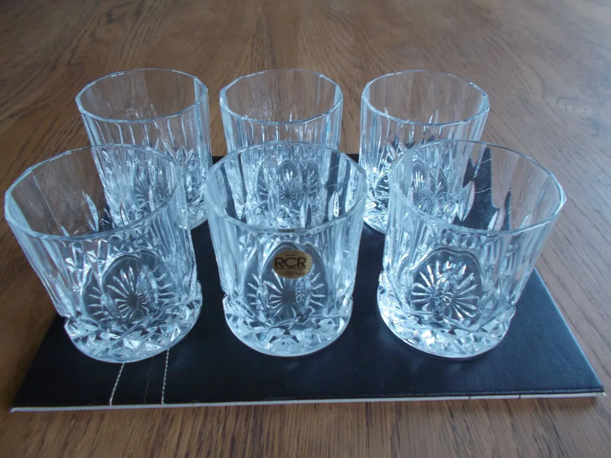 Set of Six Whiskey Glasses - Image 1