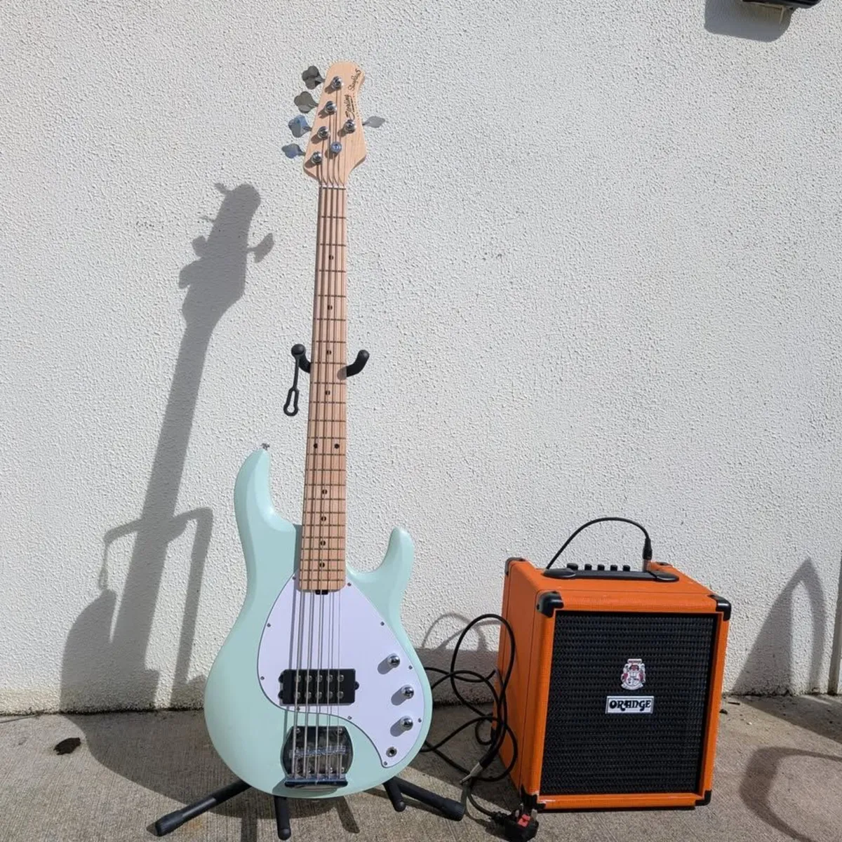Sterling Stingray Ray5 bass + Orange amp - Image 4