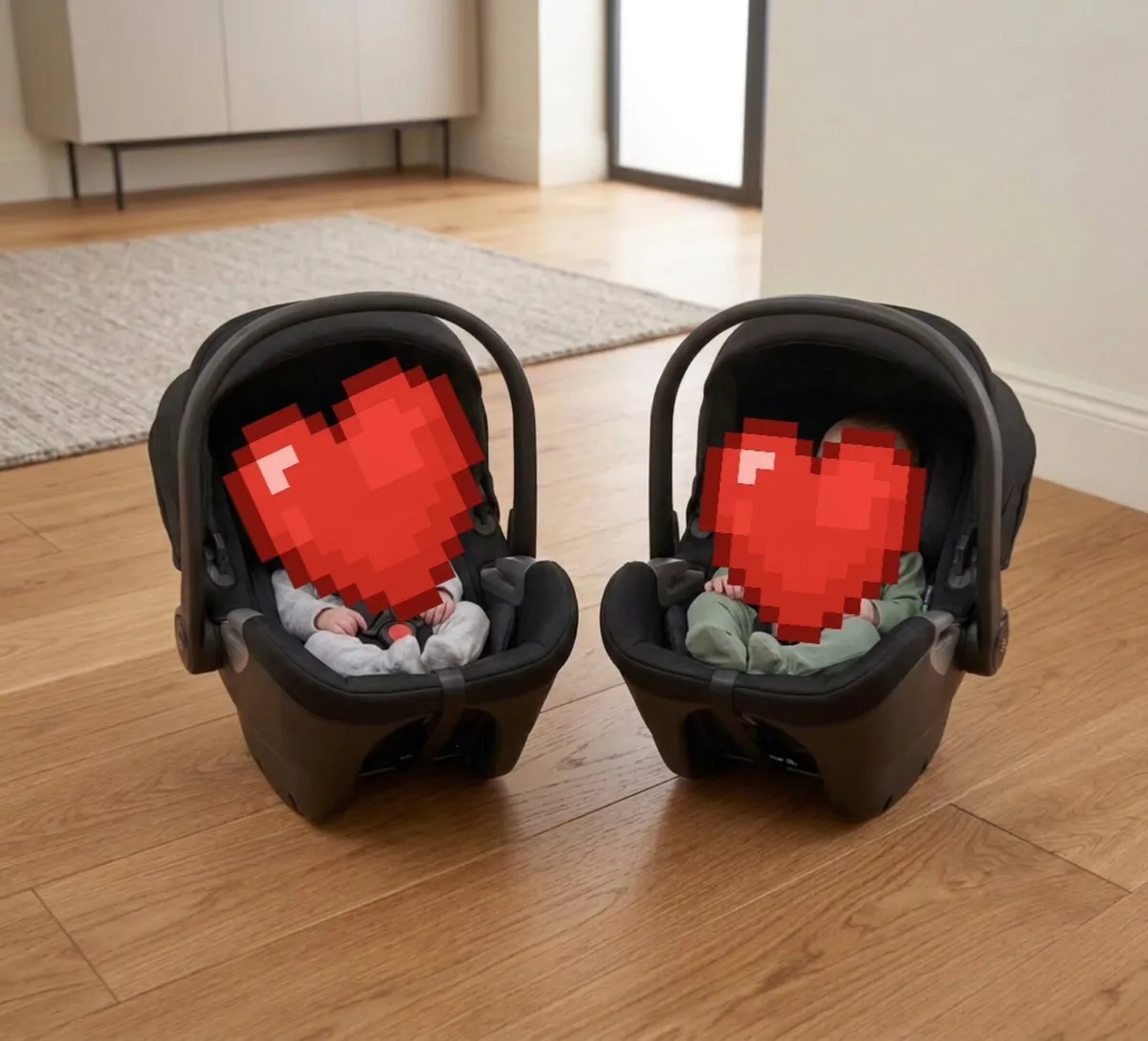 Silver Cross Wave Charcoal Twin Buggy Travel Syste - Image 2