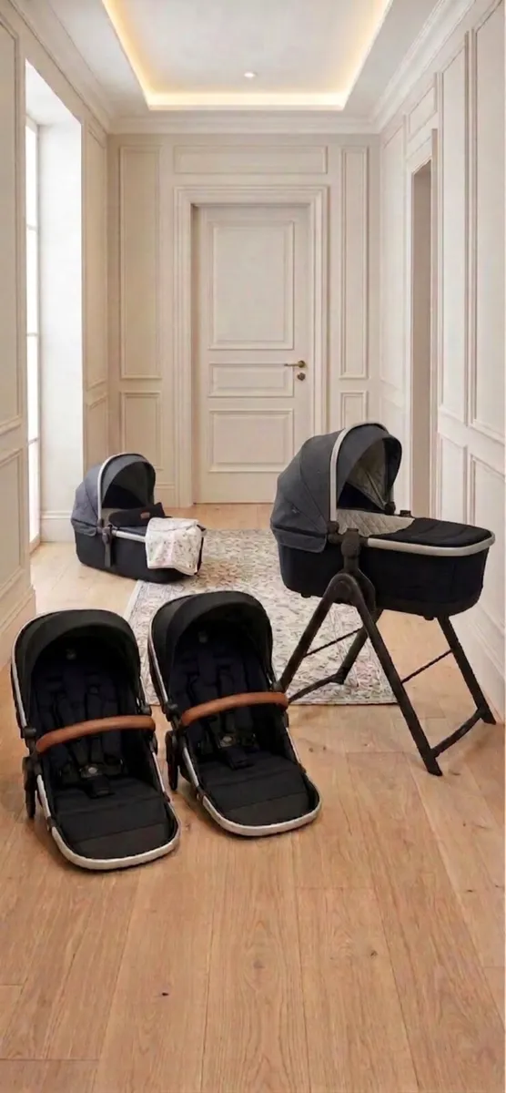 Silver Cross Wave Charcoal Twin Buggy Travel Syste - Image 4