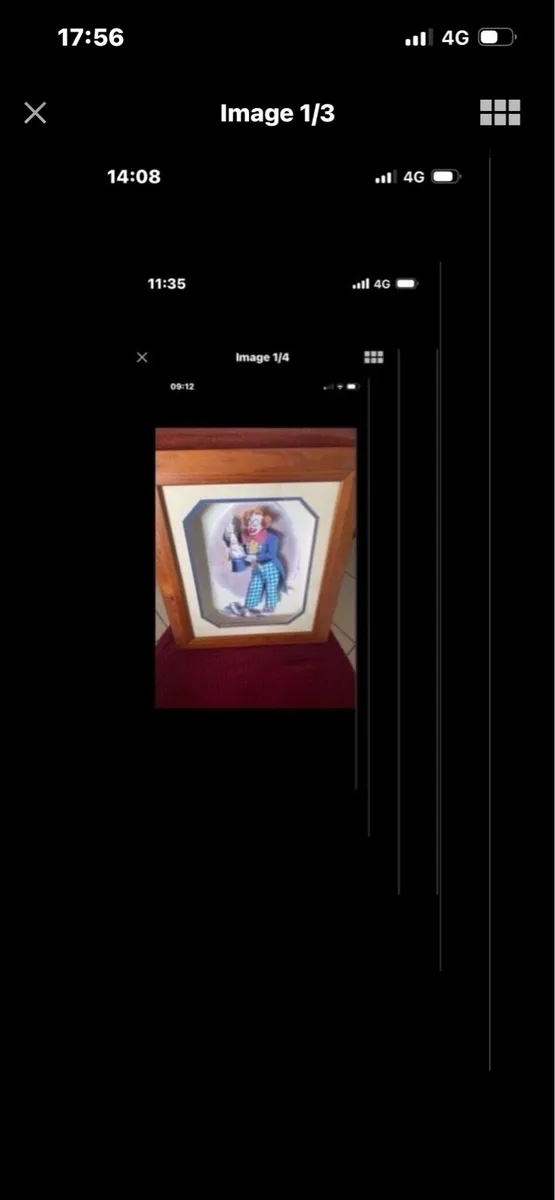 3D Clown picture-Rabbit out of a hat - Image 1