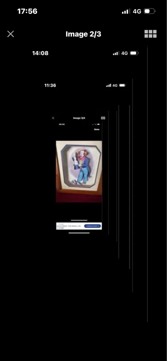 3D Clown picture-Rabbit out of a hat - Image 2