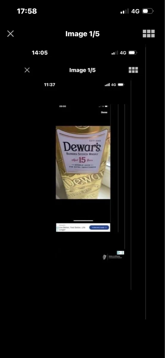Dewars 15 yrs aged Metal Box - Image 1