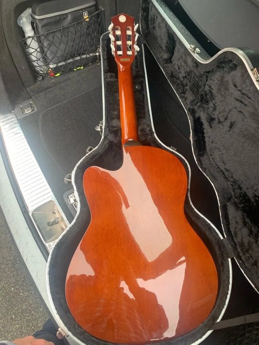 Fender Classical Guitar with preamp & new hardcase - Image 2