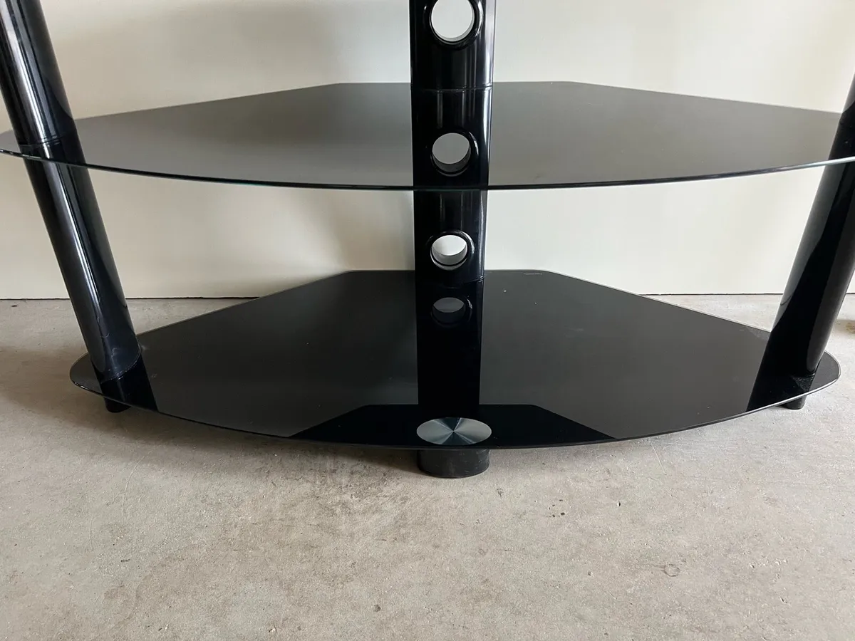 Glass tv table - Image 3