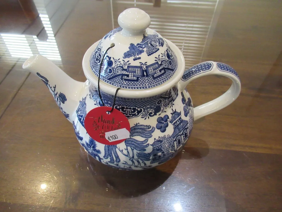 vintage Churchill Willow Teapot kitchen cottage - Image 3