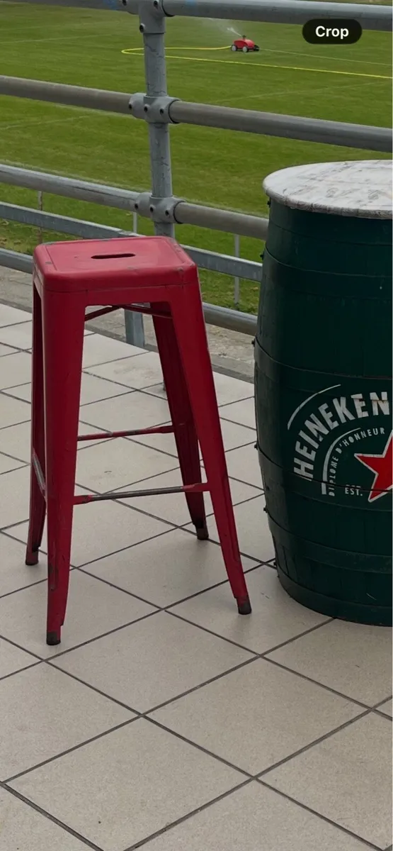 Metal stools vintage style - Image 2