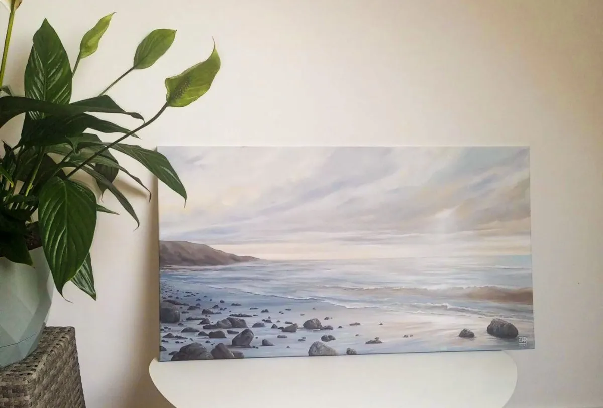 Original Ocean Painting 50x90 - Image 3