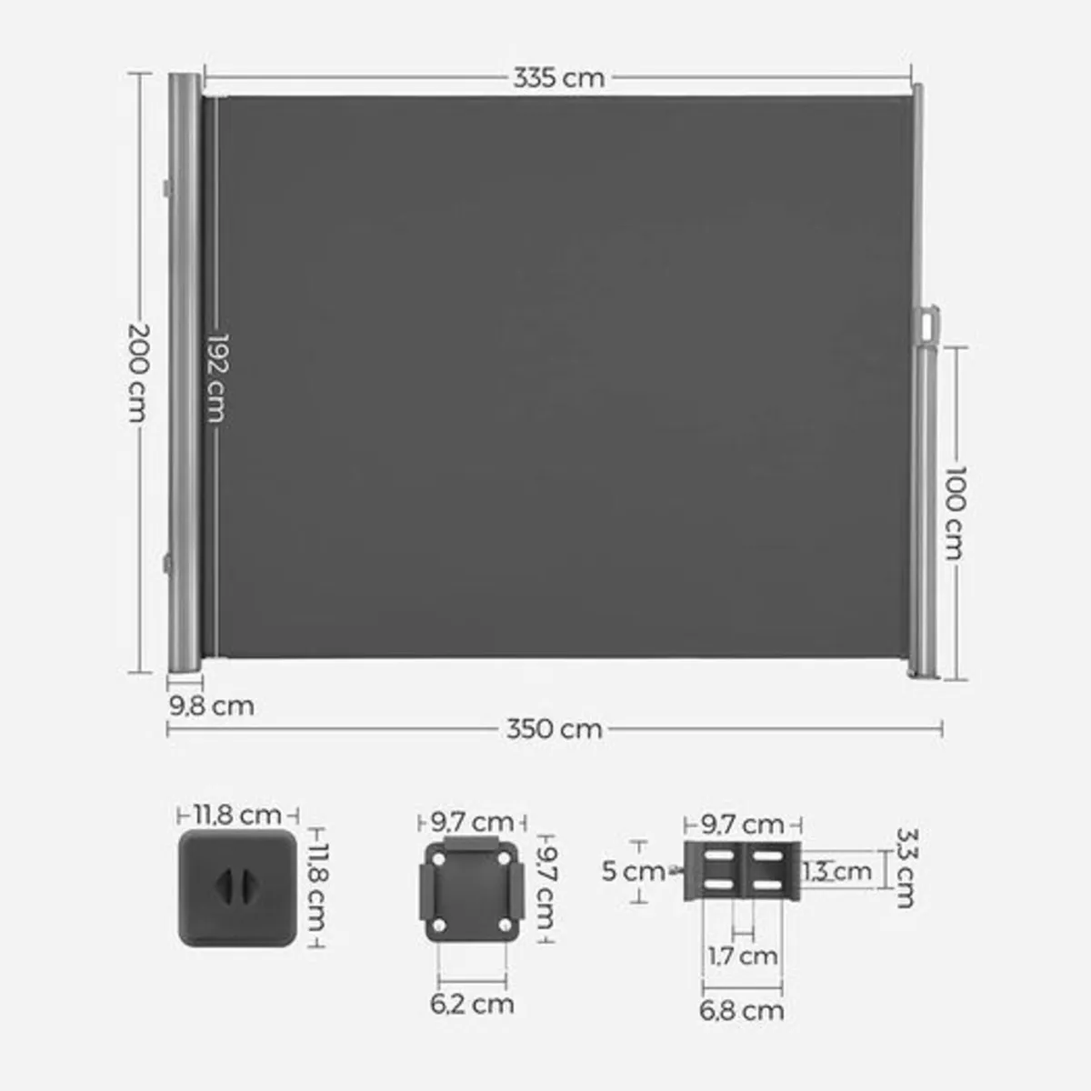 Side Awning 200 X 350 - Image 3