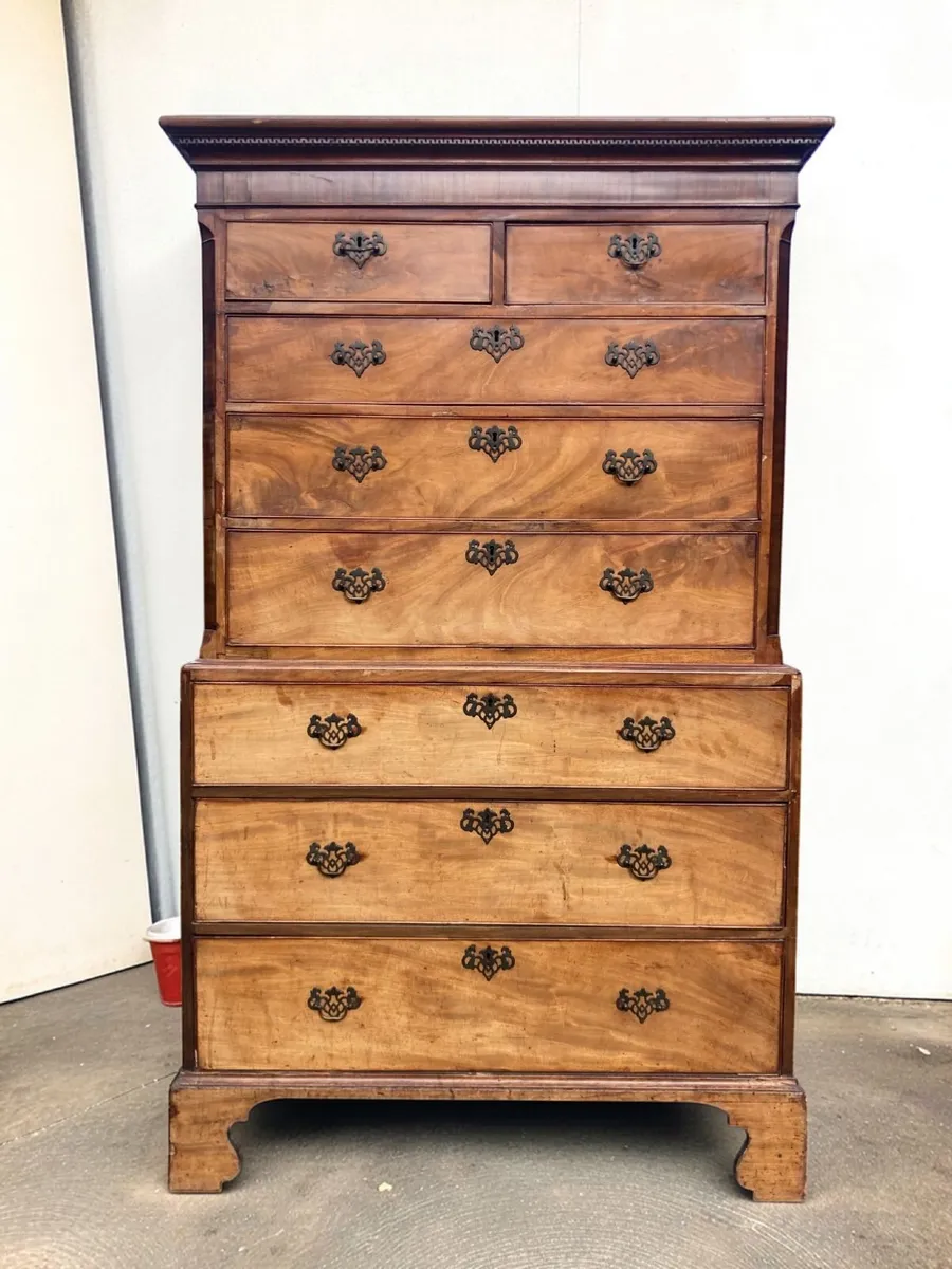 Antique Chest on Chest - Tallboy. - Image 3