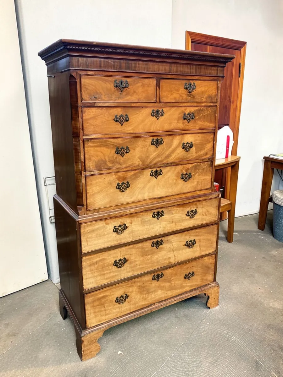 Antique Chest on Chest - Tallboy. - Image 4