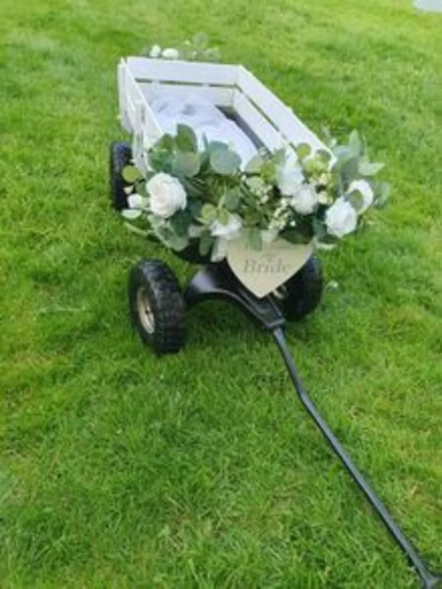 Wedding Baby Cart/Wagon Pull Along - Image 1