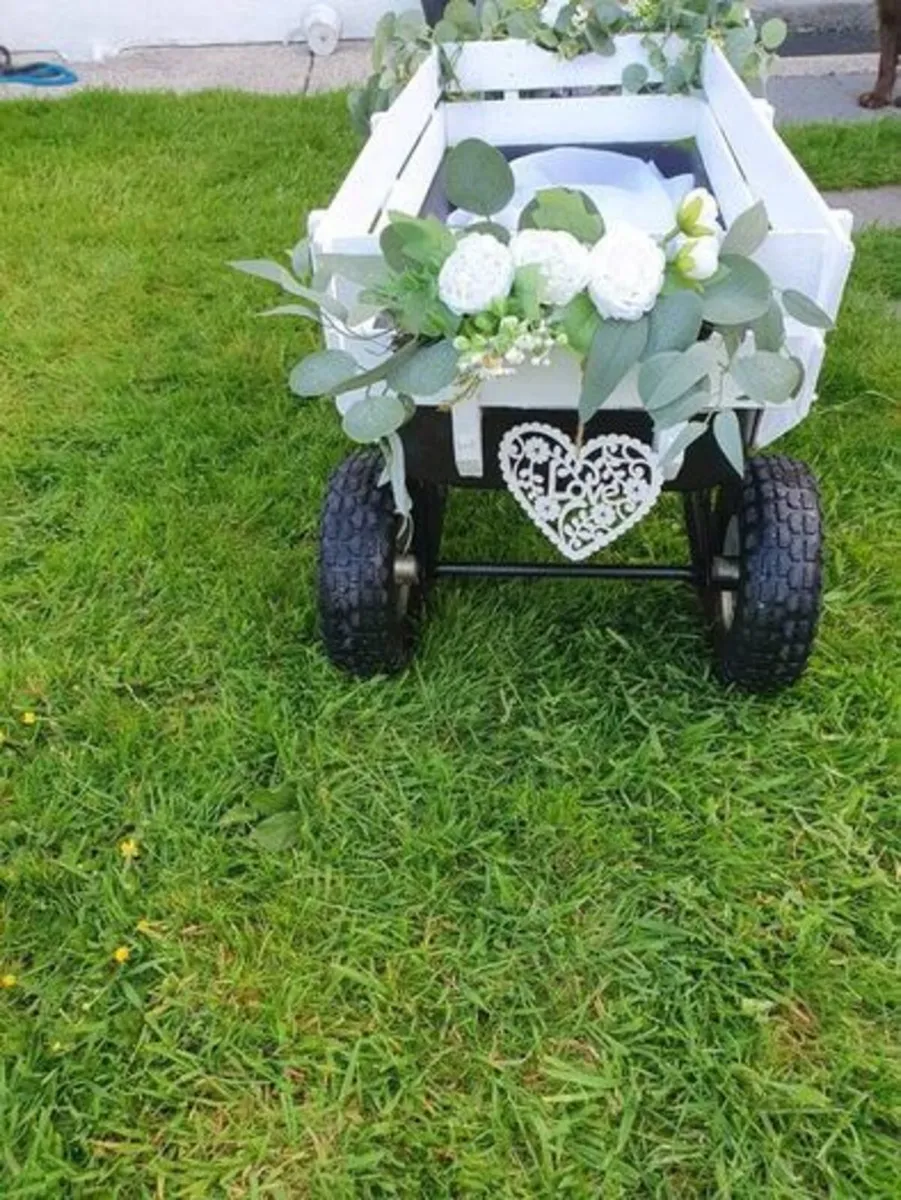 Wedding Baby Cart/Wagon Pull Along - Image 2