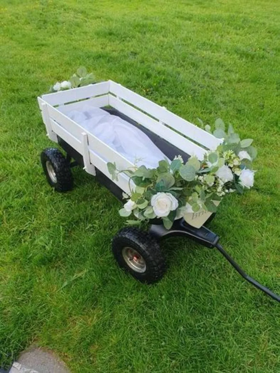 Wedding Baby Cart/Wagon Pull Along - Image 3
