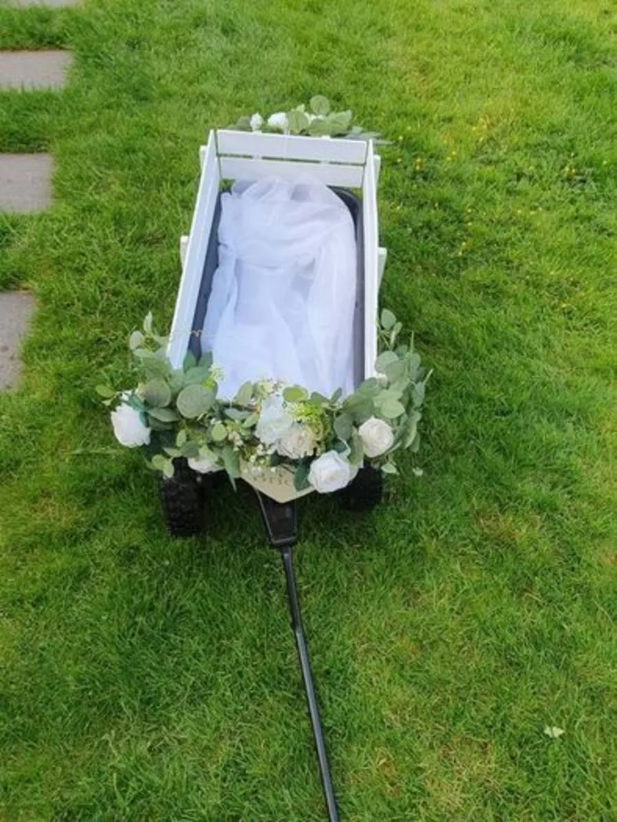 Wedding Baby Cart/Wagon Pull Along - Image 4