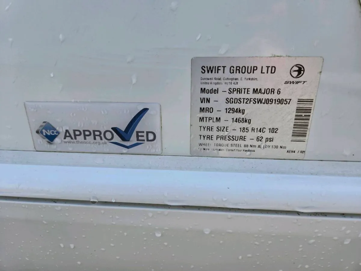 2017 Swift Sprite Major 6 - Image 2