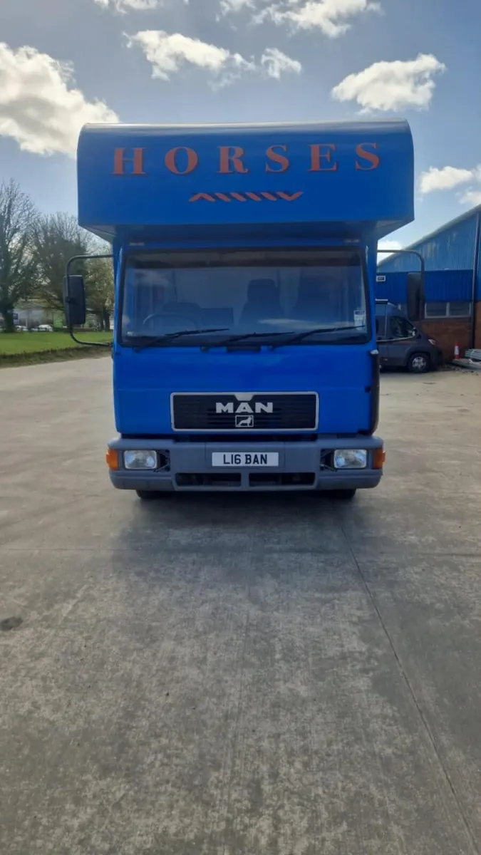 Man Horse Truck - Image 1