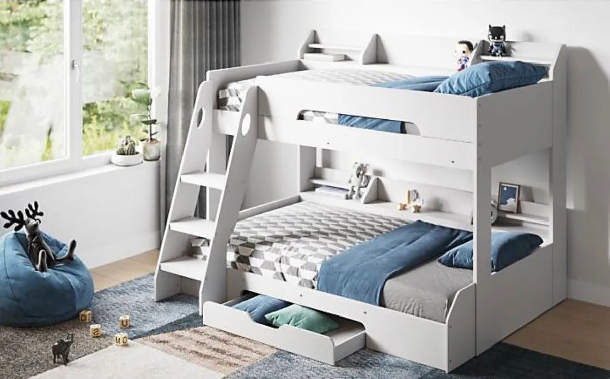 Flick Triple Bunk Bed with Storage - Image 2