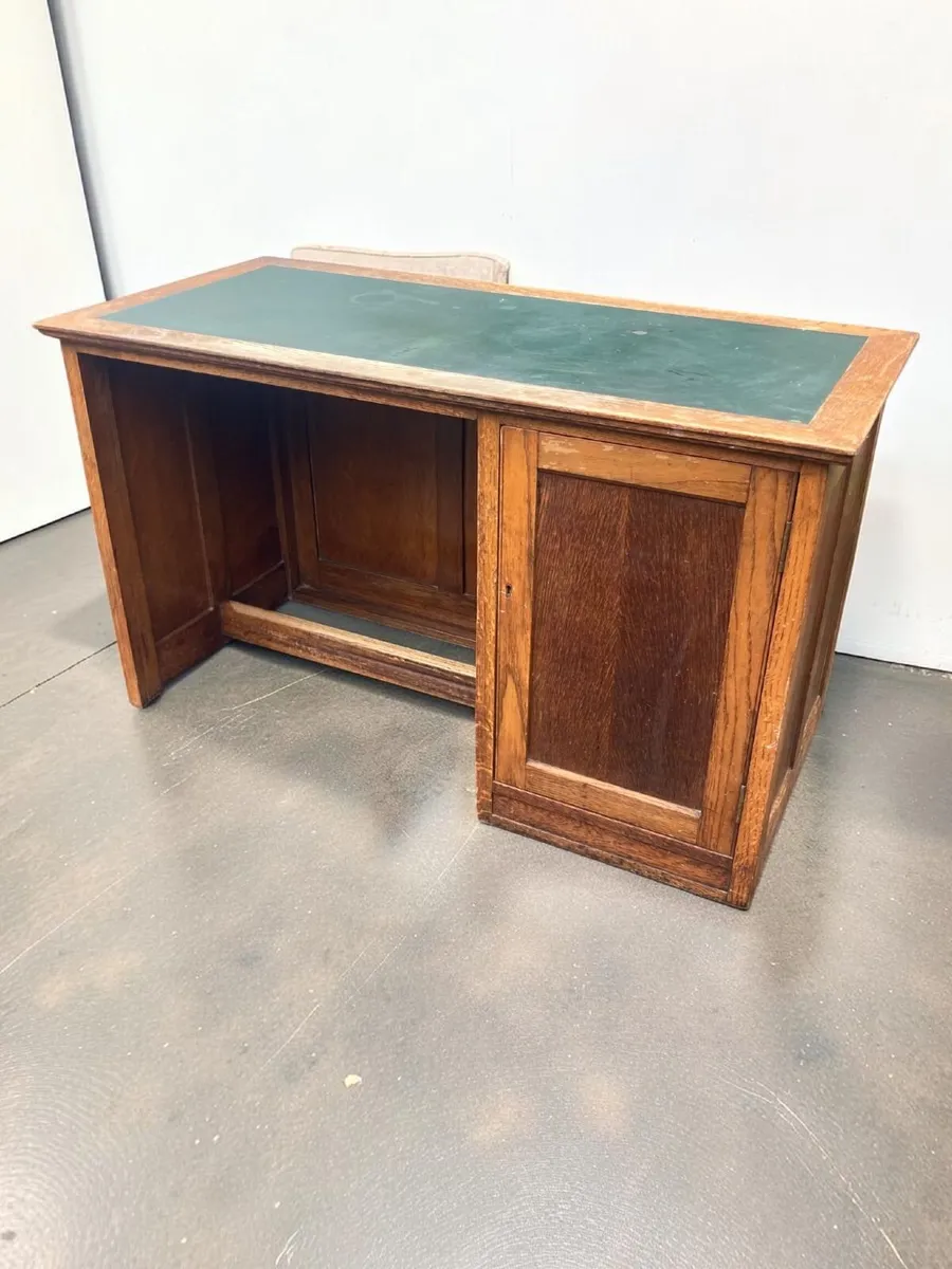 Antique Desk - Oak - Image 1