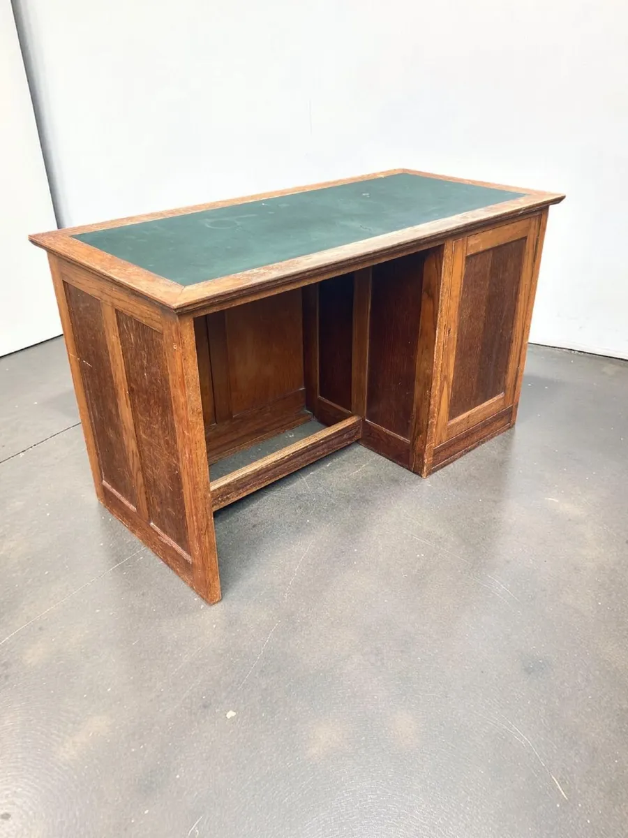Antique Desk - Oak - Image 2