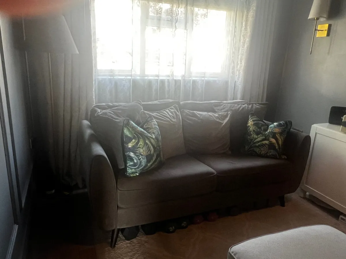 3 seater sofa & armchair - Image 2