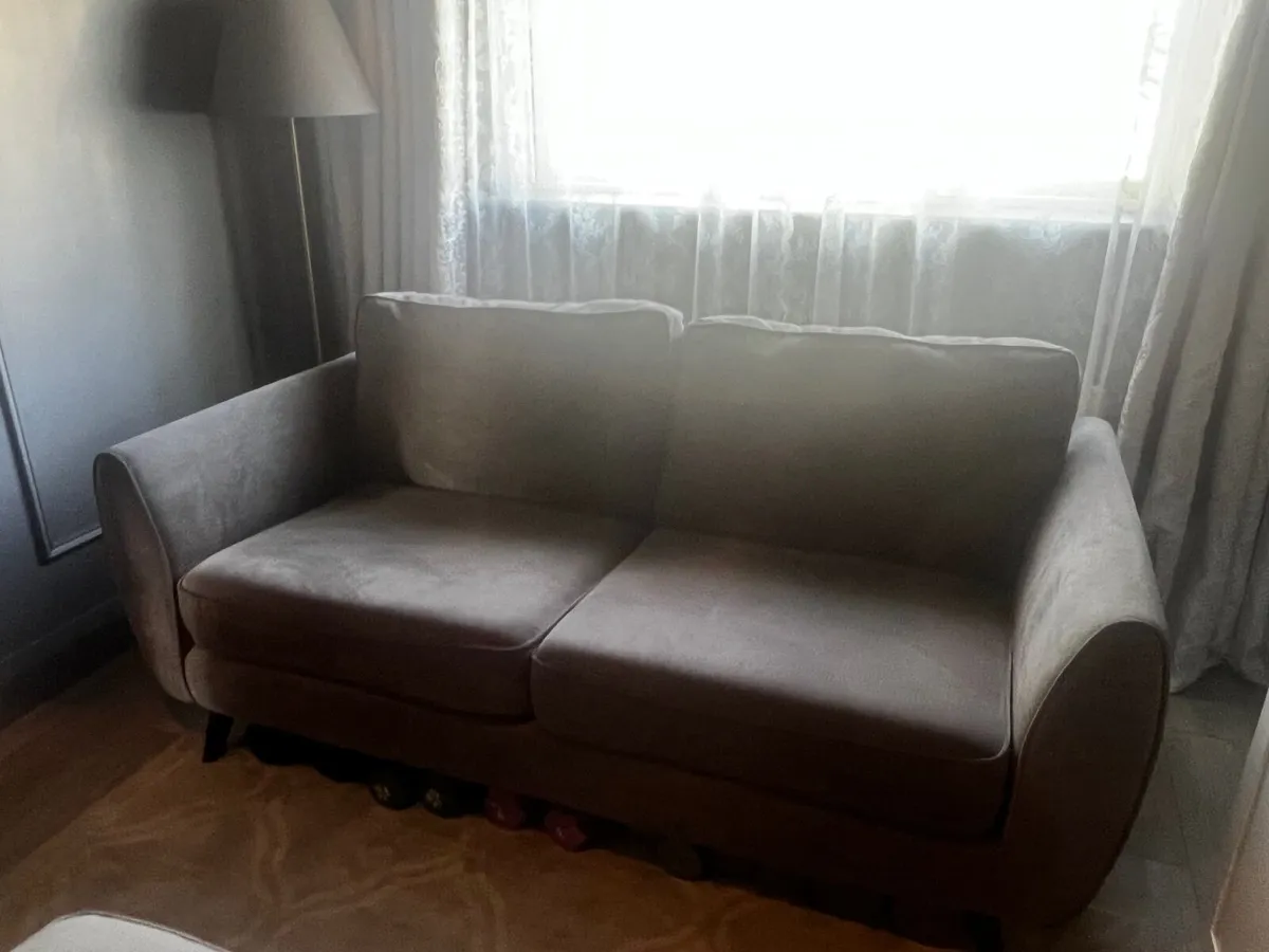 3 seater sofa & armchair - Image 1
