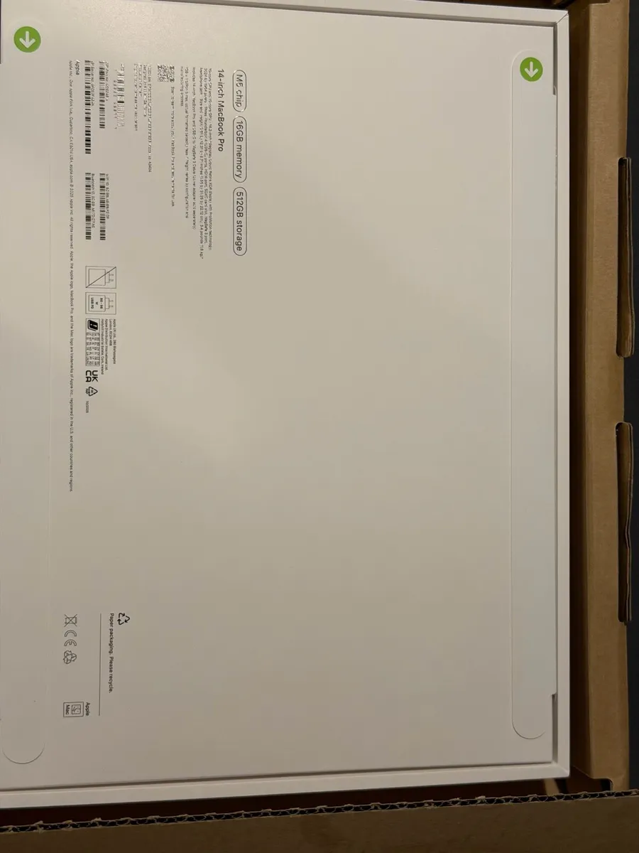 MacBook Pro 14-inch 16/512 M5 2026 Sealed 1y Warr - Image 2