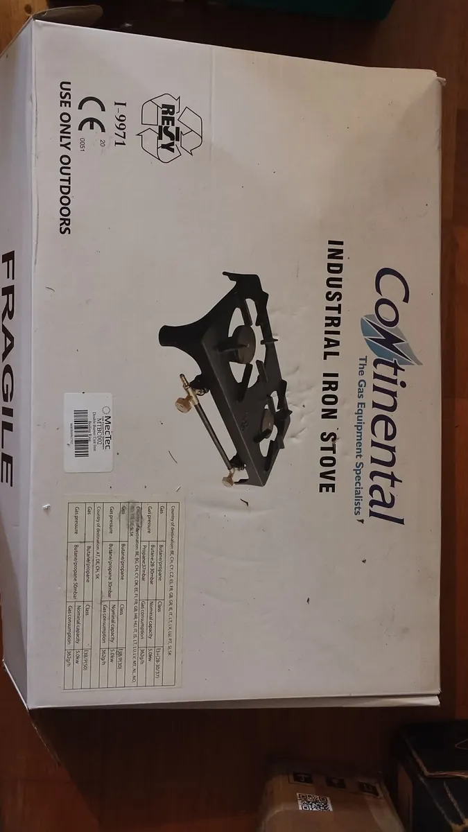 Continental  Industrial Iron Stove Double - Image 1