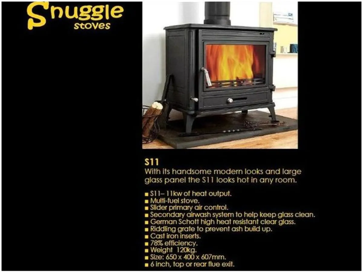 stove 11kw cast iron - Image 2