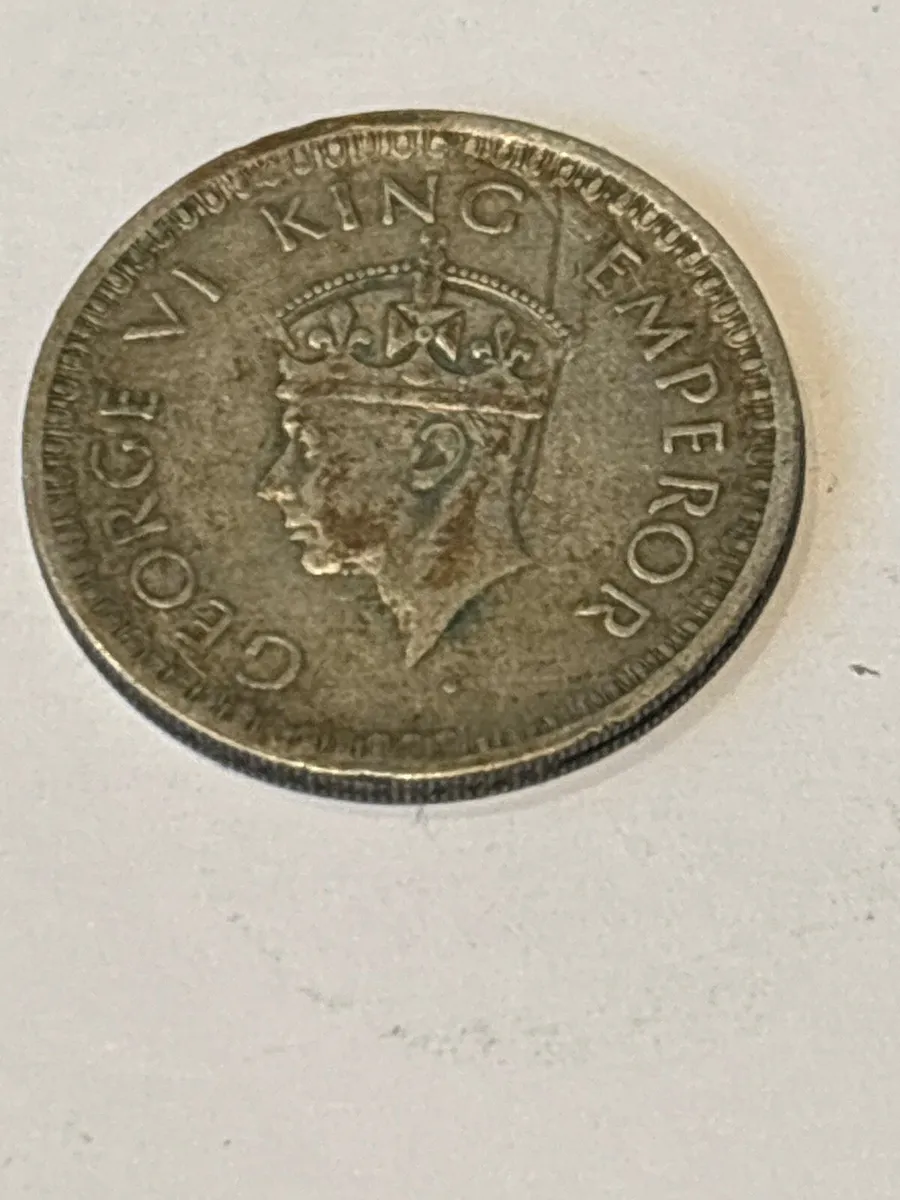 Half Rupee coin 1944 - Image 2