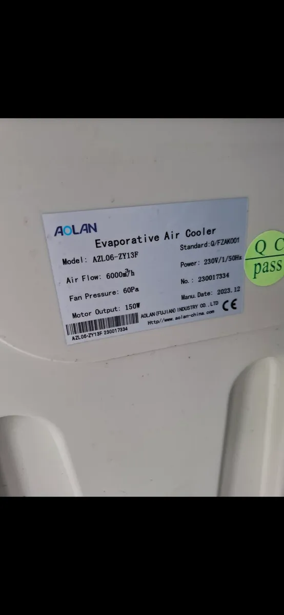 Mobile air con evaporative cooler - Image 2