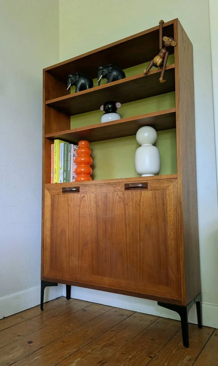 Mid Century G Plan Bookcase / Drinks Cabinet - Image 1