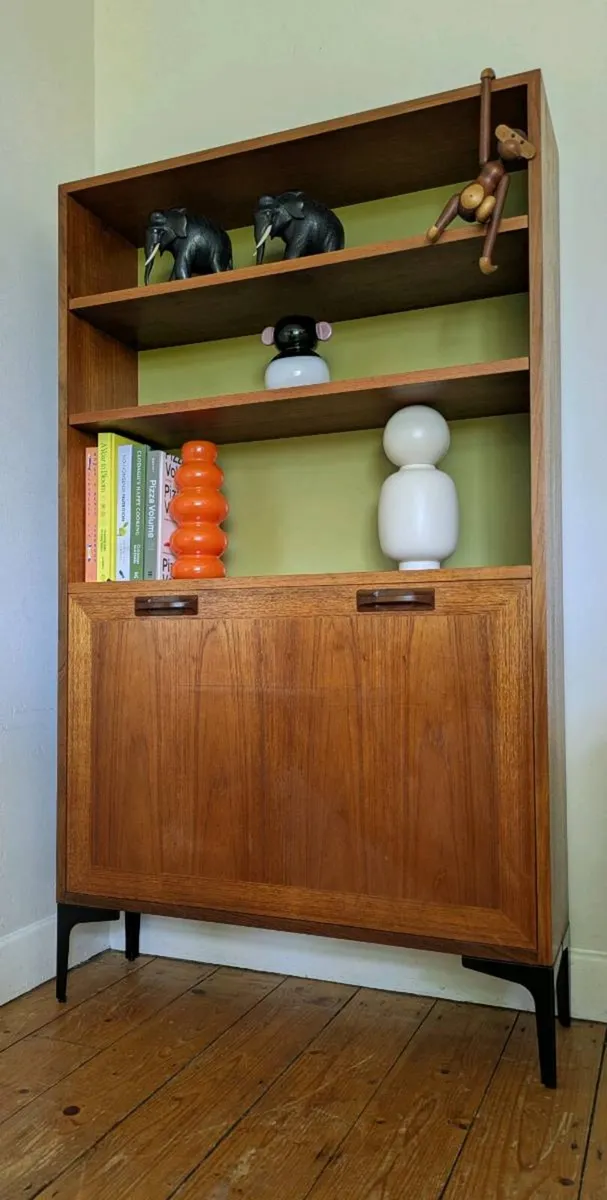 Mid Century G Plan Bookcase / Drinks Cabinet - Image 2